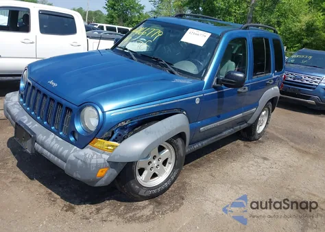 2006 Jeep Liberty Sport from USA, damaged, VIN 1J4GL48K36W119096